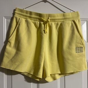 Balance Athletica / Vitality Yellow Sweat shorts Large